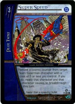 2004 Upper Deck Entertainment DC VS System Superman: Man of Steel #DSM-033 Super Speed Front