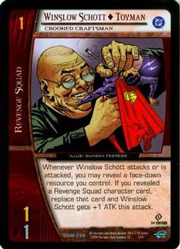 2004 Upper Deck Entertainment DC VS System Superman: Man of Steel #DSM-086 Winslow Schott as Toyman, Crooked Craftsman Front