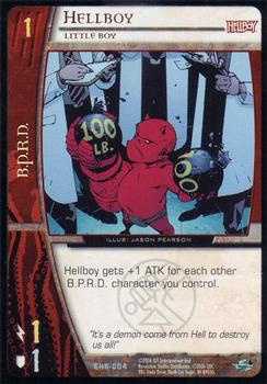 2007 Upper Deck Entertainment Hellboy VS System Hellboy #EHB-004 Hellboy, Little Boy Front