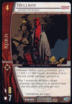 2007 Upper Deck Entertainment Hellboy VS System Hellboy #EHB-005 Hellboy, Anung Un Rama Front