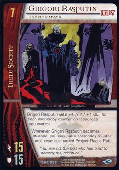 2007 Upper Deck Entertainment Hellboy VS System Hellboy #EHB-036 Grigori Rasputin, The Mad Monk Front