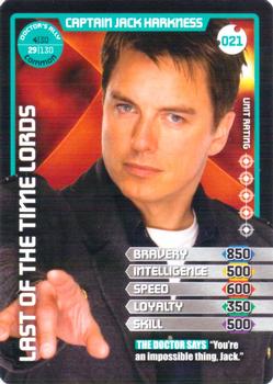 2011-12 Doctor Who Monster Invasion #21 Cpt Jack Harkness Front