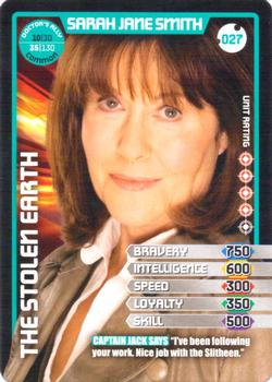 2011-12 Doctor Who Monster Invasion #27 Sarah Jane Smith Front