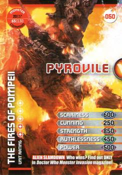 2011-12 Doctor Who Monster Invasion #50 Pyrovile Front