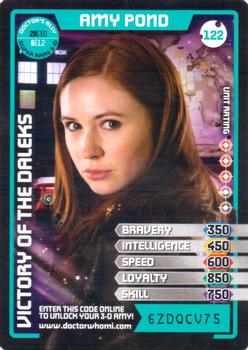 2011-12 Doctor Who Monster Invasion #122 Amy Pond Front