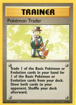 1999 Pokemon Base Set #77/102 Pokémon Trader Front