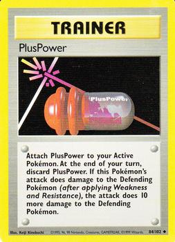 1999 Pokemon Base Set #84/102 PlusPower Front
