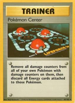 1999 Pokemon Base Set #85/102 Pokémon Center Front