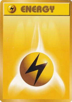 1996 Pocket Monsters Expansion Pack (Japanese) #NNO Lightning Energy Front