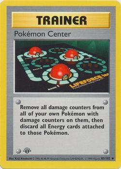 1999 Pokemon Base Set 1st Edition #85/102 Pokémon Center Front
