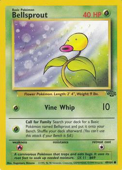 1999 Pokemon Jungle #49/64 Bellsprout Front