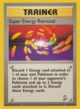 2000 Pokemon Base Set 2 #108/130 Super Energy Removal Front