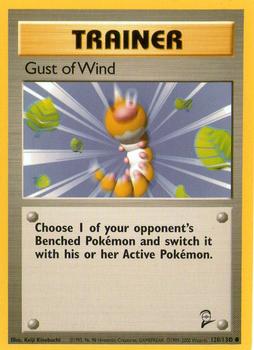2000 Pokemon Base Set 2 #120/130 Gust of Wind Front