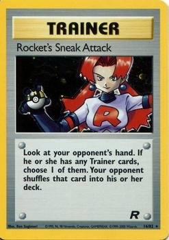 2000 Pokemon Team Rocket #16/82 Rocket's Sneak Attack Front