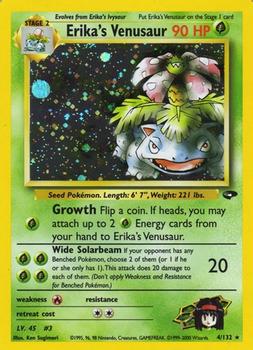 2000 Pokemon Gym Challenge #4/132 Erika's Venusaur Front