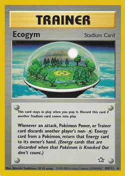 2000 Pokemon Neo Genesis #84/111 Ecogym Front