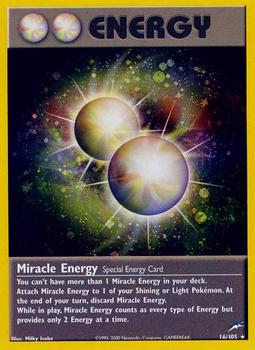 2002 Pokemon Neo Destiny #16/105 Miracle Energy Front