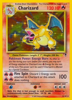 2002 Pokemon Legendary Collection #3/110 Charizard Front