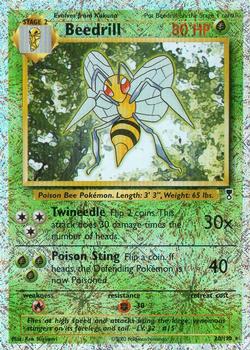 2002 Pokemon Legendary Collection #20/110 Beedrill Front