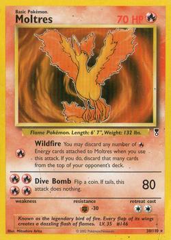 2002 Pokemon Legendary Collection #30/110 Moltres Front
