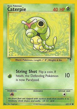 2002 Pokemon Legendary Collection #69/110 Caterpie Front