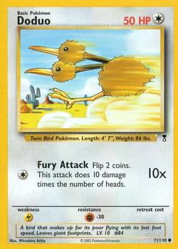 2002 Pokemon Legendary Collection #71/110 Doduo Front