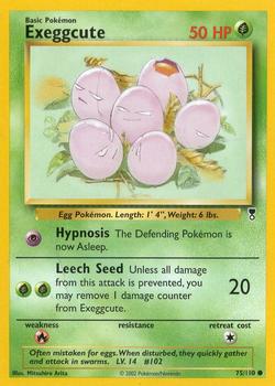 2002 Pokemon Legendary Collection #75/110 Exeggcute Front
