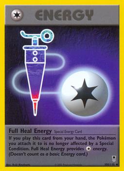 2002 Pokemon Legendary Collection #100/110 Full Heal Energy Front