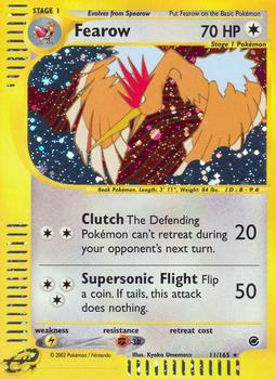2002 Pokemon Expedition Base Set #11/165 Fearow Front