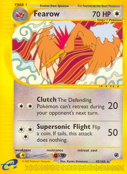 2002 Pokemon Expedition Base Set #45/165 Fearow Front