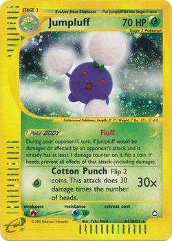 2003 Pokemon Aquapolis #H13/H32 Jumpluff Front