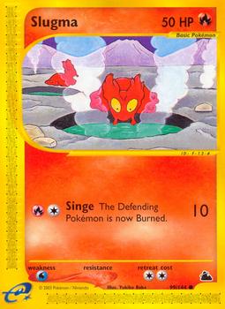 2003 Pokemon Skyridge #99/144 Slugma Front