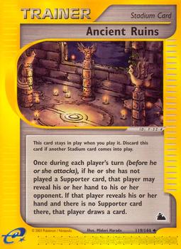 2003 Pokemon Skyridge #119/144 Ancient Ruins Front