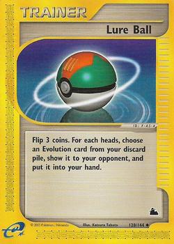 2003 Pokemon Skyridge #128/144 Lure Ball Front