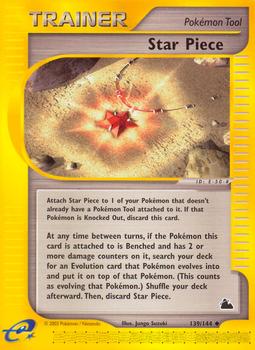 2003 Pokemon Skyridge #139/144 Star Piece Front