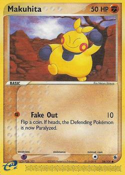 2003 Pokemon EX Ruby & Sapphire #58/109 Makuhita Front