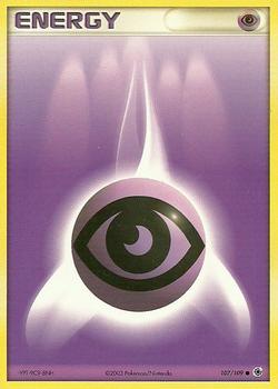 2003 Pokemon EX Ruby & Sapphire #107/109 Psychic Energy Front