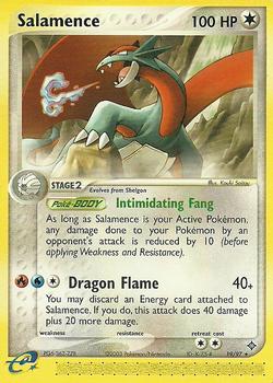 2003 Pokemon EX Dragon #19/97 Salamence Front