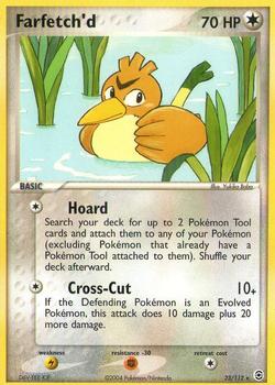 2004 Pokemon EX FireRed & LeafGreen #23/112 Farfetch'd Front