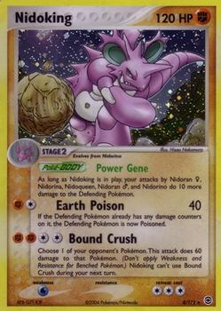 2004 Pokemon EX FireRed & LeafGreen #8/112 Nidoking Front