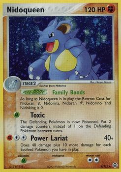 2004 Pokemon EX FireRed & LeafGreen #9/112 Nidoqueen Front