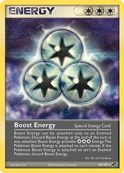 2005 Pokemon EX Deoxys #93/107 Boost Energy Front