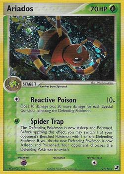 2005 Pokemon EX Unseen Forces #2/115 Ariados Front
