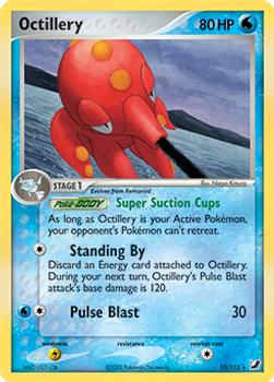 2005 Pokemon EX Unseen Forces #10/115 Octillery Front