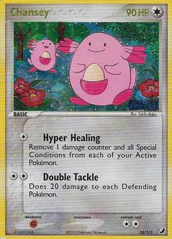 2005 Pokemon EX Unseen Forces #20/115 Chansey Front