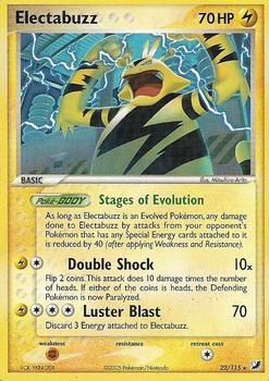 2005 Pokemon EX Unseen Forces #22/115 Electabuzz Front