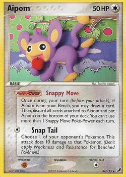 2005 Pokemon EX Unseen Forces #34/115 Aipom Front