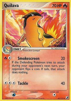 2005 Pokemon EX Unseen Forces #45/115 Quilava Front