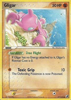 2005 Pokemon EX Unseen Forces #57/115 Gligar Front