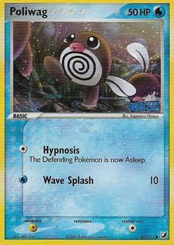 2005 Pokemon EX Unseen Forces #67/115 Poliwag Front
